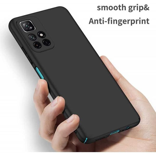 Xiaomi Redmi Note 11 / 11S Ultratunt Mattsvart Skal Basic V2 Svart