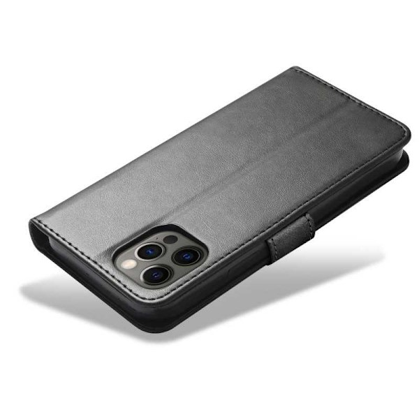 Plånboksfodral Konstskinn 4-FACK iPhone 15 Svart