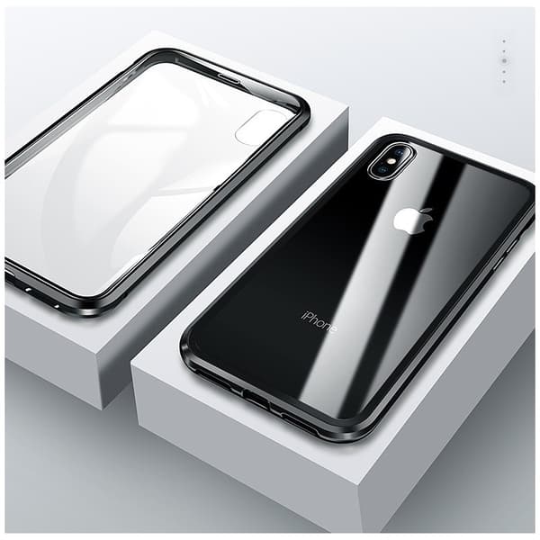 iPhone X / XS Full Coverage Premium Cover Glassback V4 Transparent