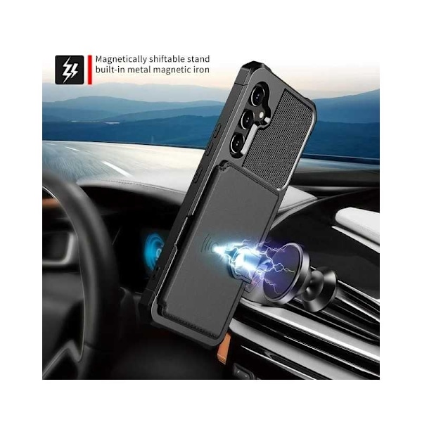 Samsung S24 Ultra Shockproof Premium Cover Solid V3 RFID