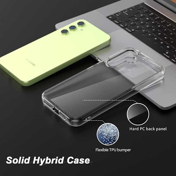 Samsung A34 5G stødabsorberende blødt cover Simple® Transparent