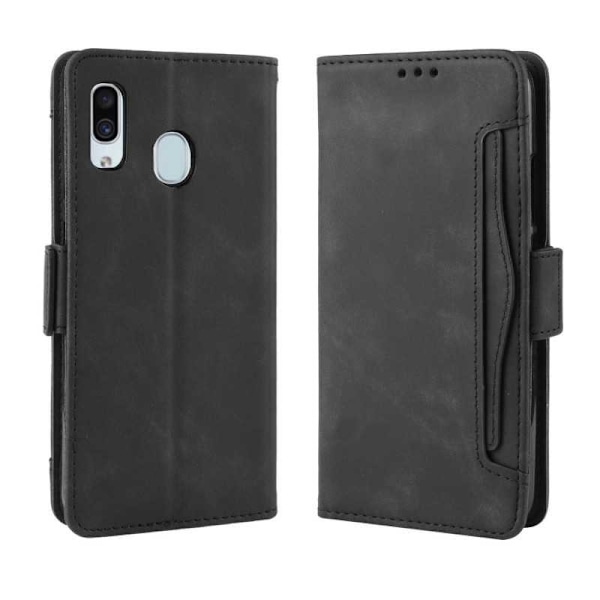 Samsung A20e Plånboksfodral PU-Läder 6-FACK Winston V3 Svart