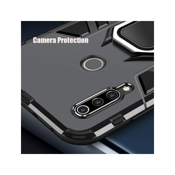 Huawei P30 Lite stødsikkert cover med Ring Holder ThinArmor Black