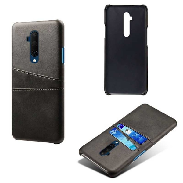 OnePlus 7T Pro Skal Korthållare Retro V2 Svart