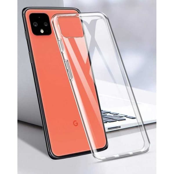 Google Pixel 4 XL Stötdämpande Mjukt Skal Simple Transparent