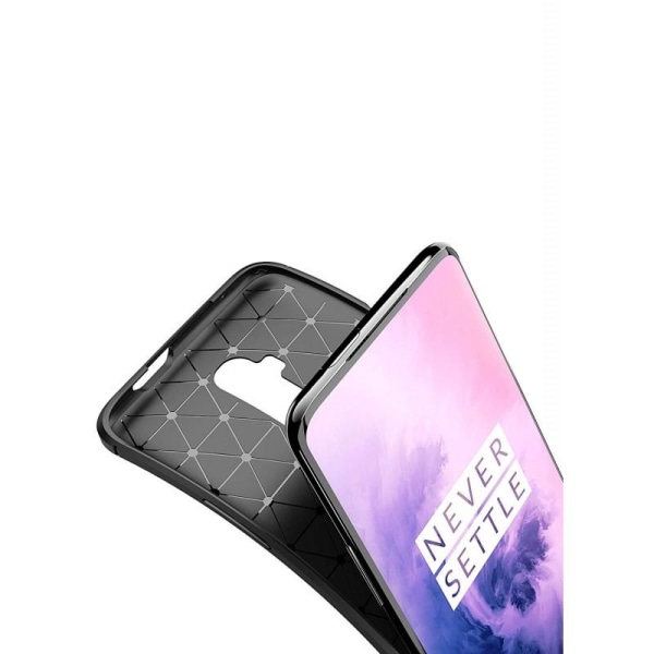 OnePlus 8 Iskunkestävä ohut kansi FullCarbon V4 Black