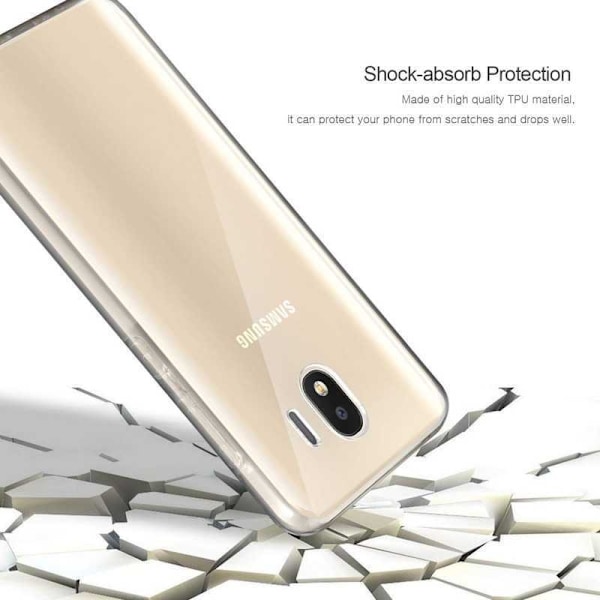 360° Full Cover Silikone Cover Samsung A7 2018 SM-A750FN/DS Transparent