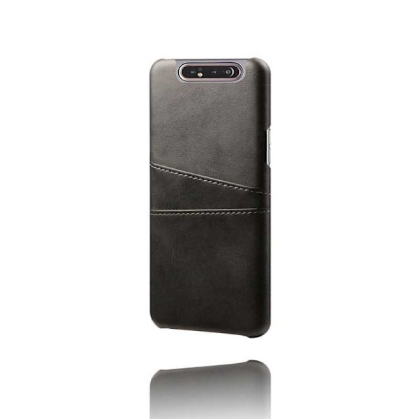Samsung A80 stødabsorberende kortholder Retro V2 Black