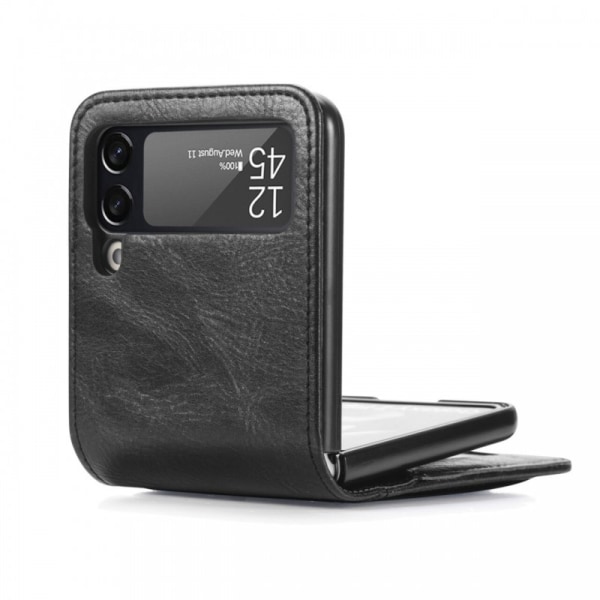 4-FACK Plånboksfodral Samsung Z Flip 3 - Svart