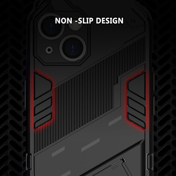 iPhone 16 Pro Stöttåligt Skal med Kickstand ThinArmor V2 - Grön