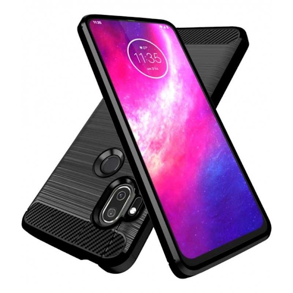 Motorola One Hyper Shockproof Shell SlimCarbon Black