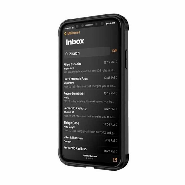iPhone XS Stöttåligt Premium Skal 4-FACK Solid V3 Svart