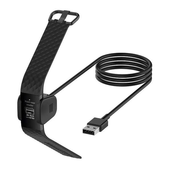 Laturi Fitbit Charge 3 / Charge 4 Black