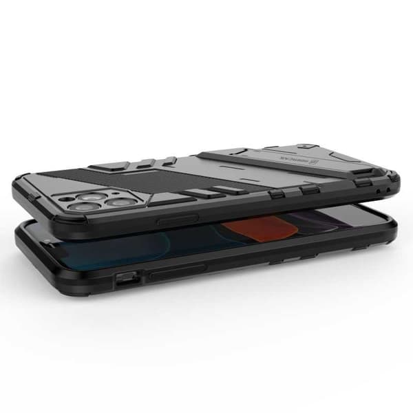 iPhone 11 Pro Max Iskunkestävä kotelo jalustalla ThinArmor V2 Mörkgrön