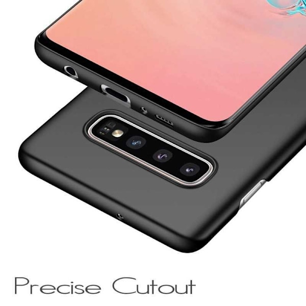 Samsung S10e Ultratunn Gummibelagd Mattsvart Skal Svart