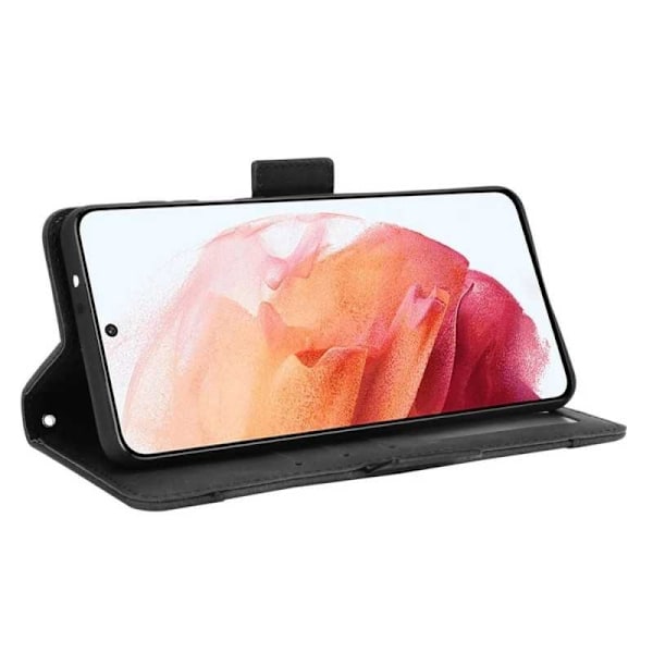 Samsung S21 Plus Plånboksfodral PU-Läder 6-FACK Winston V3 Svart