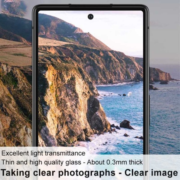 2-PACK Google Pixel 6 Pro Skydd Linsskydd Kameraskydd Transparent