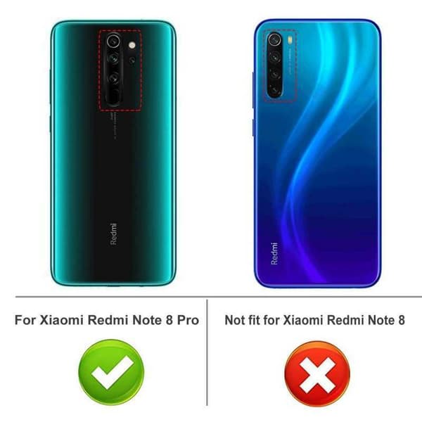 Xiaomi Redmi Note 8 Pro tyylikäs iskunkestävä FullCarbon V3 Black