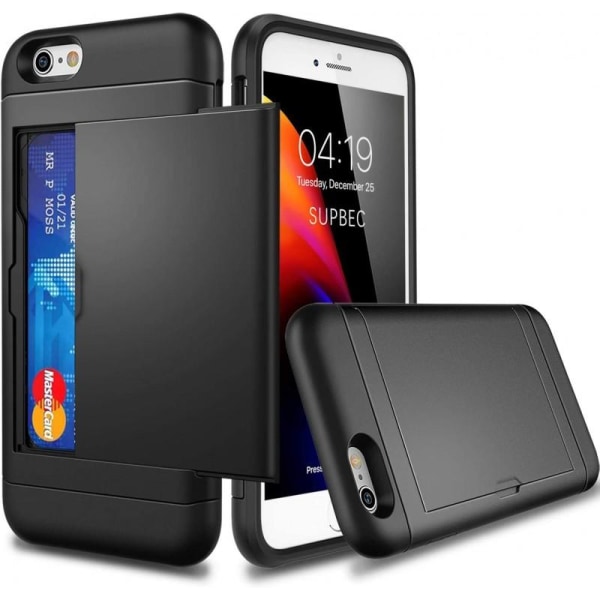 iPhone 7 Exclusive Shockproof Cover Card-spor StreetWise Black