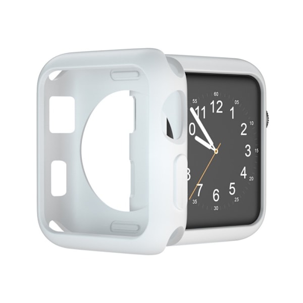 2-PACK:n pehmeä puskurin suojus Apple Watch 44mm Vit