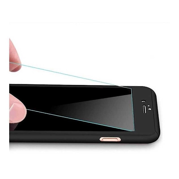 iPhone 8 Plus | 360° 3in1 FullCover Shell 0,26mm 9H glas Black