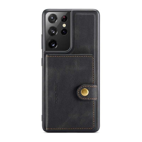 Samsung S21 Ultra Iskunkestävä Kotelo JeeHood Magneettikorttitelineellä Black