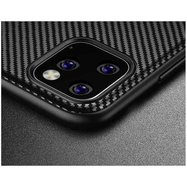 iPhone 12 Pro Stöttåligt Mobilskal FullCarbon Svart