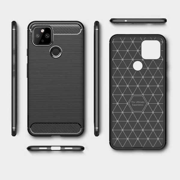 Google Pixel 5 Shockproof Shell SlimCarbon Black
