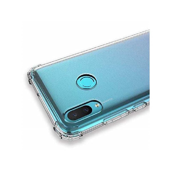Huawei P Smart 2019 Stødabsorberende Silikone Shell Shockr Transparent
