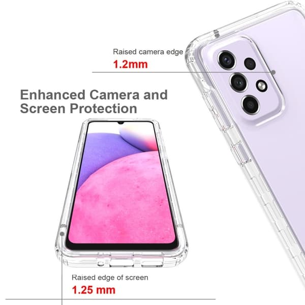 Samsung A33 5G Heltäckande Premium 3D Skal 3in1 ThreeSixty Clear