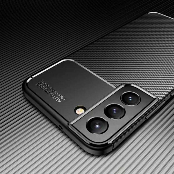 Samsung Galaxy S21 FE Stöttåligt Slimmat Skal FullCarbon V4 Svart