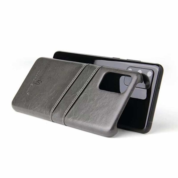 Samsung Galaxy S20 Mobile Cover -korttikotelo Retro Black