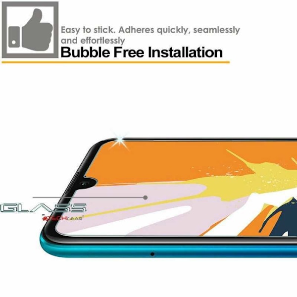 2-PAK Huawei Y6 2019 hærdet glas 0,26 mm 2,5D 9H Transparent