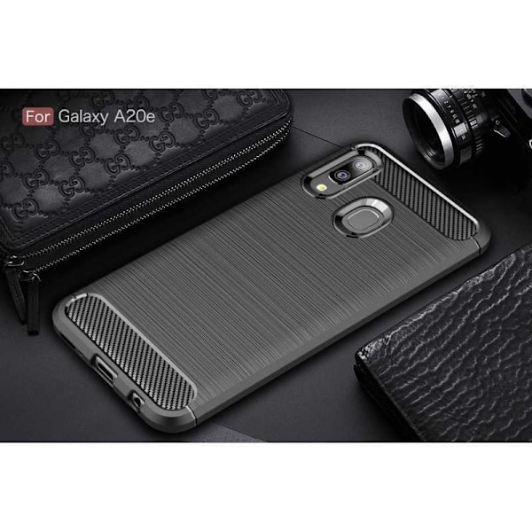 Samsung A20e Shockproof Shell SlimCarbon Black