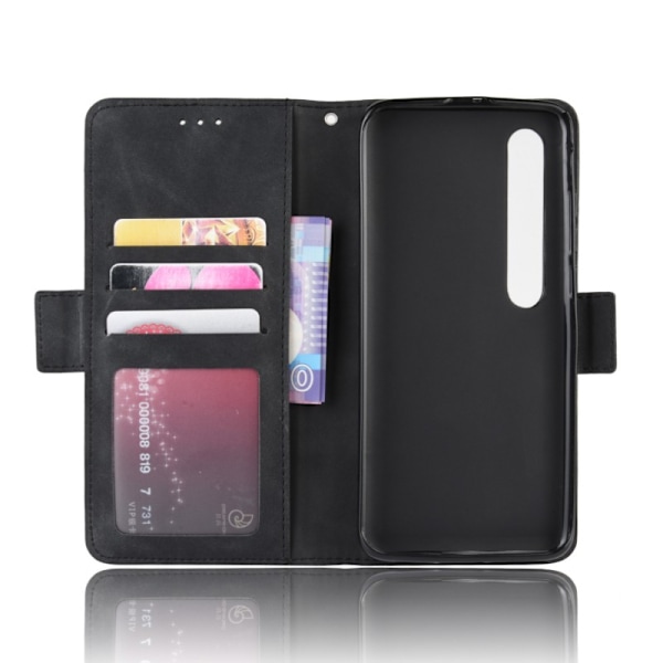 Xiaomi Mi 10 Pro Wallet Case PU Læder 6-SLOT Winston V3 Black