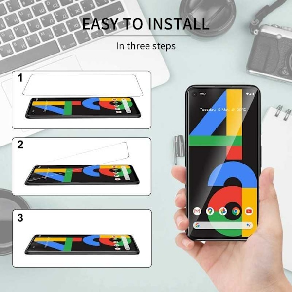 Google Pixel 4a 5G Härdat glas 0.26mm 2.5D 9H Transparent