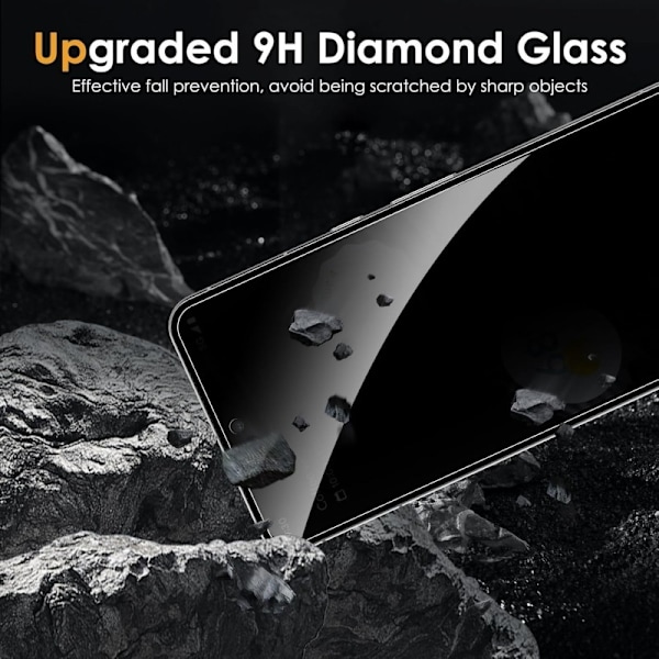 Google Pixel 9 Pro XL Privacy Härdat glas 0.26mm 2.5D 9H Transparent