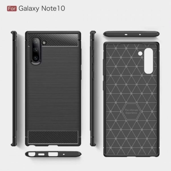 Samsung Note 10 Plus Shockproof Shell SlimCarbon Black
