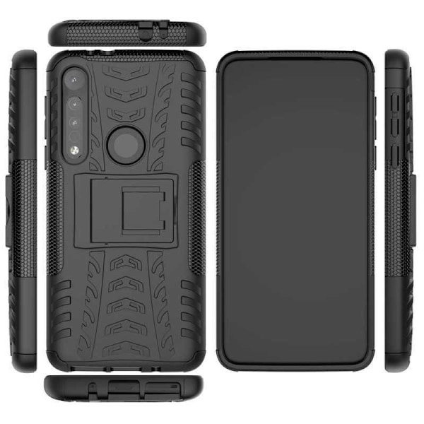 Motorola One Macro Stöttåligt Skal med Stöd Active Svart