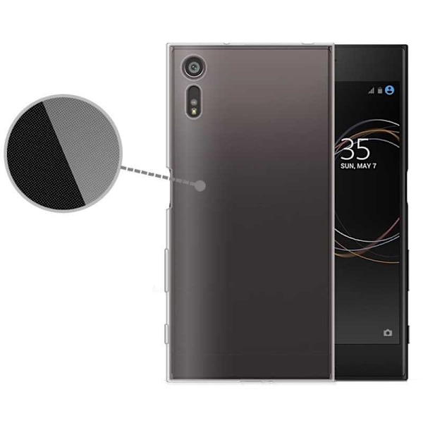 Xperia XZ & XZs Stöttåligt Genomskinligt Skal Simple Transparent