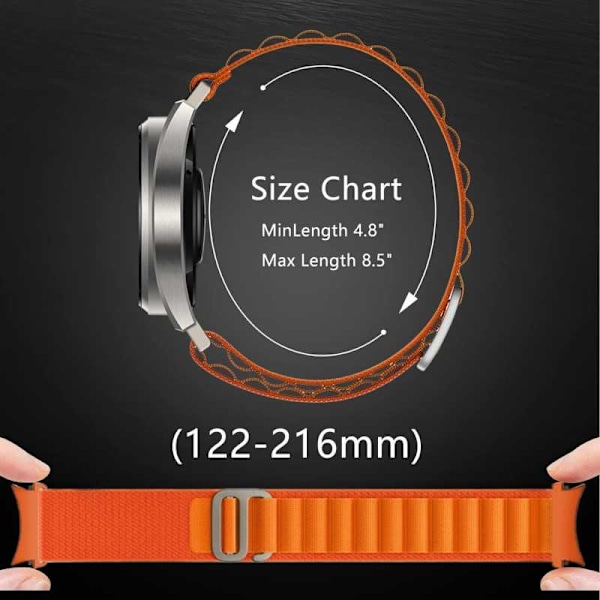 Universal Durable Armbånd Titan's Grip V4 22mm - Orange