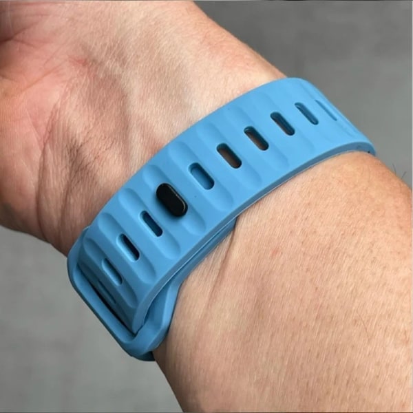 Apple Watch 42/44/45/49mm Slitstarkt Armband Titan's Grip - Ljus