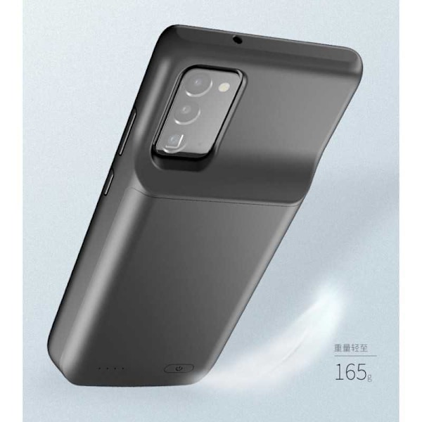 Samsung Note 20 Stöttåligt Batteriskal Titan V2 6000mAh Svart
