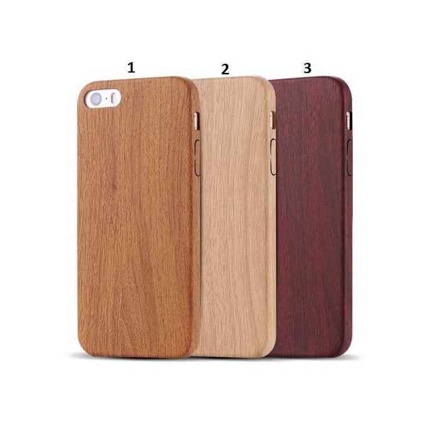 iPhone 6S Plus Träskal | Silikon Skal Träimitation Tree Variant 2
