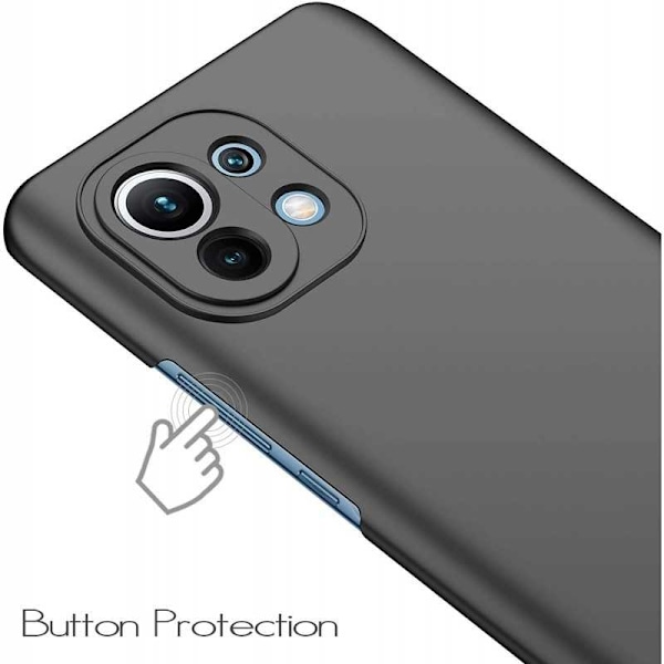 Xiaomi Mi 11 tyndt mat sort cover Basic V2 Black