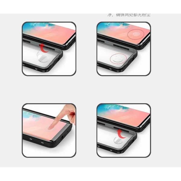 Samsung S10 Full Coverage Vedenpitävä Premium Suoja - 3m Transparent
