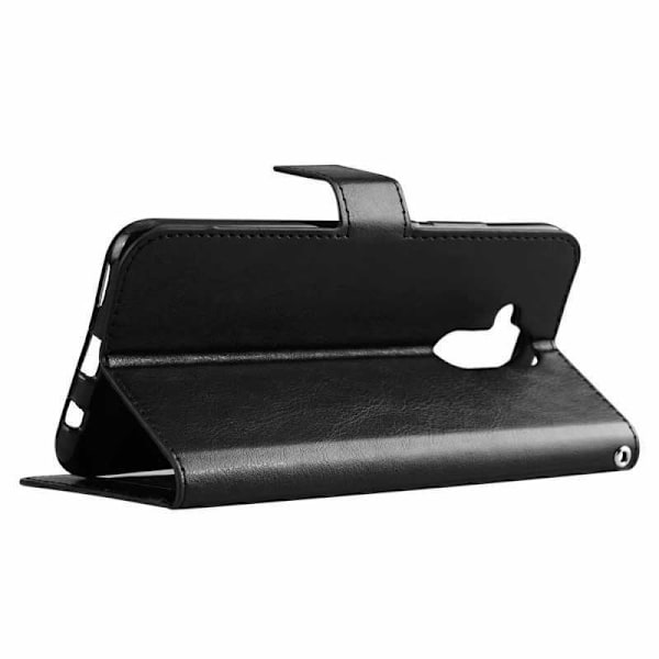 Mate 20 Lite Pung Etui PU Læder 4 RUMM Black