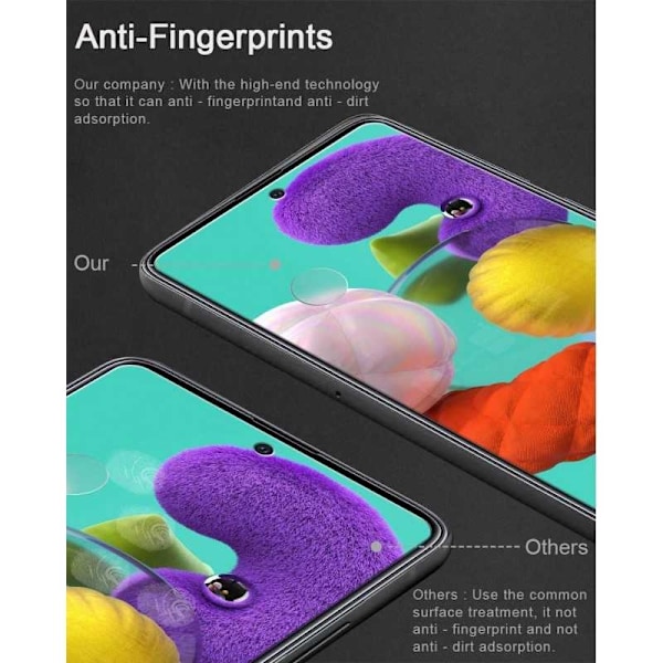 2-PAK Samsung A52/A52s 4G/5G hærdet glas 0,26 mm 2,5D 9H Transparent