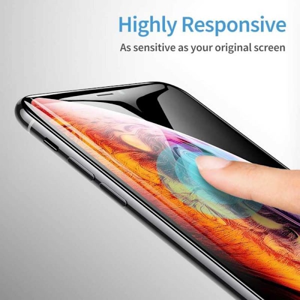 2-PACK iPhone 11 Pro Max Härdat glas 0.26mm 2.5D 9H Transparent