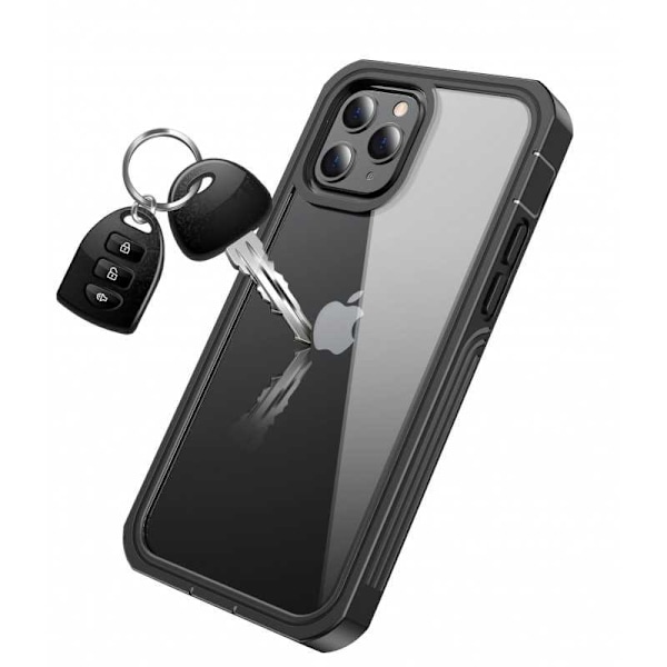 iPhone 12 Pro Max Heltäckande Premium 3D Skal ThreeSixty Transparent
